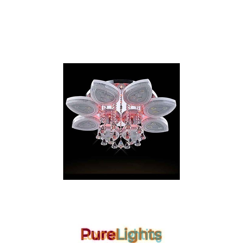 Designer Touch Decorative Flush Mount Modern Contemporary Metal