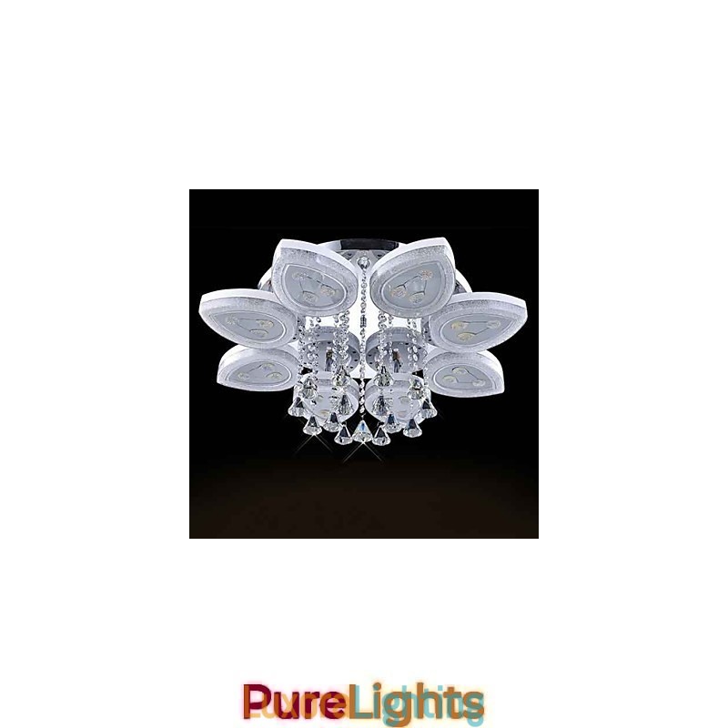 Designer Touch Decorative Flush Mount Modern Contemporary Metal