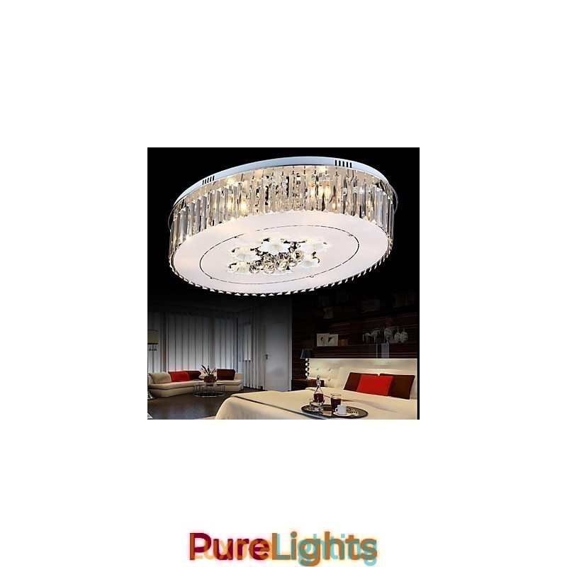 Designer Touch Decorative Flush Mount Modern Contemporary Metal