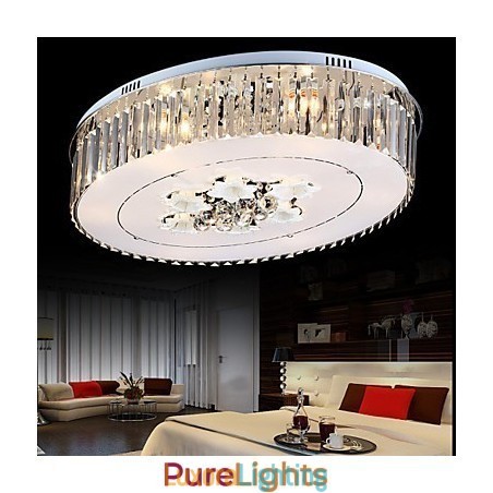 Designer Touch Decorative Flush Mount Modern Contemporary Metal