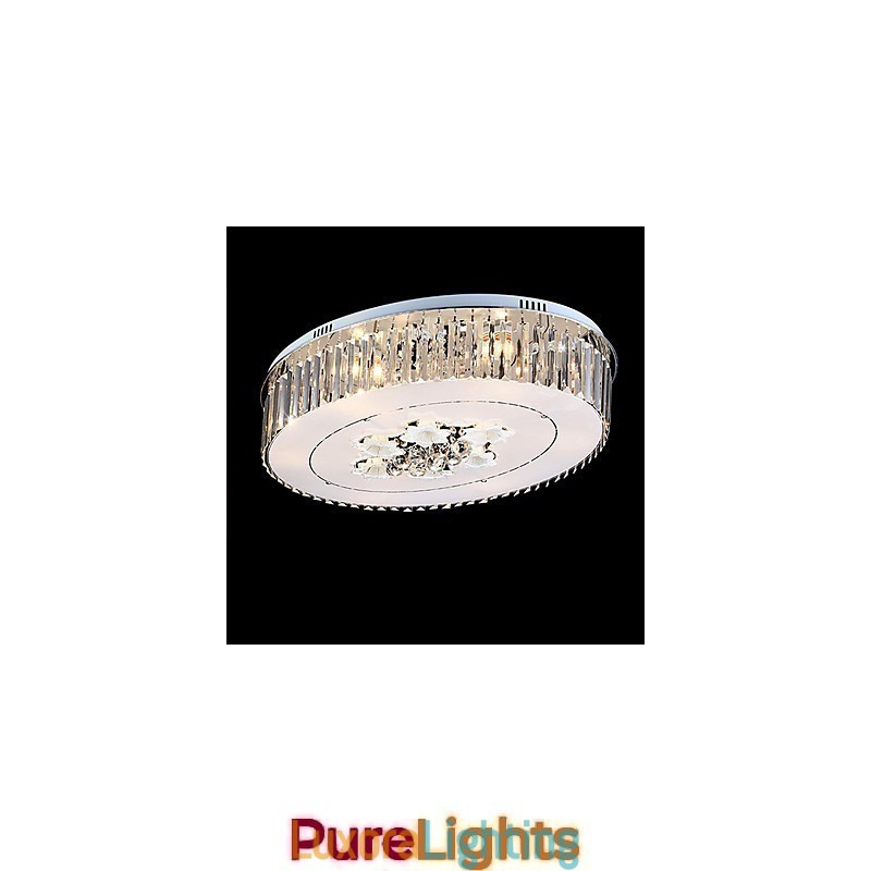 Designer Touch Decorative Flush Mount Modern Contemporary Metal