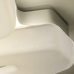 Designer Touch Decorative Flush Mount Light White Warm White Light Fashion Simple Modern