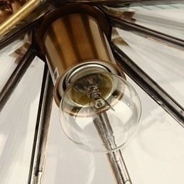 Designer Touch Decorative Traditional Classic Mini Style Brass Metal Flush Mount Spot Lights