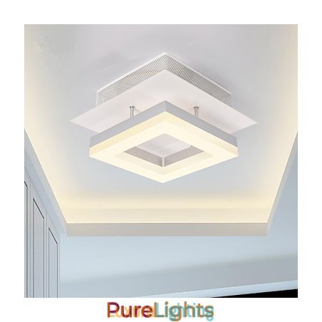 Designer Touch Decorative 9W Modern Contemporary Acrylic Flush Mount