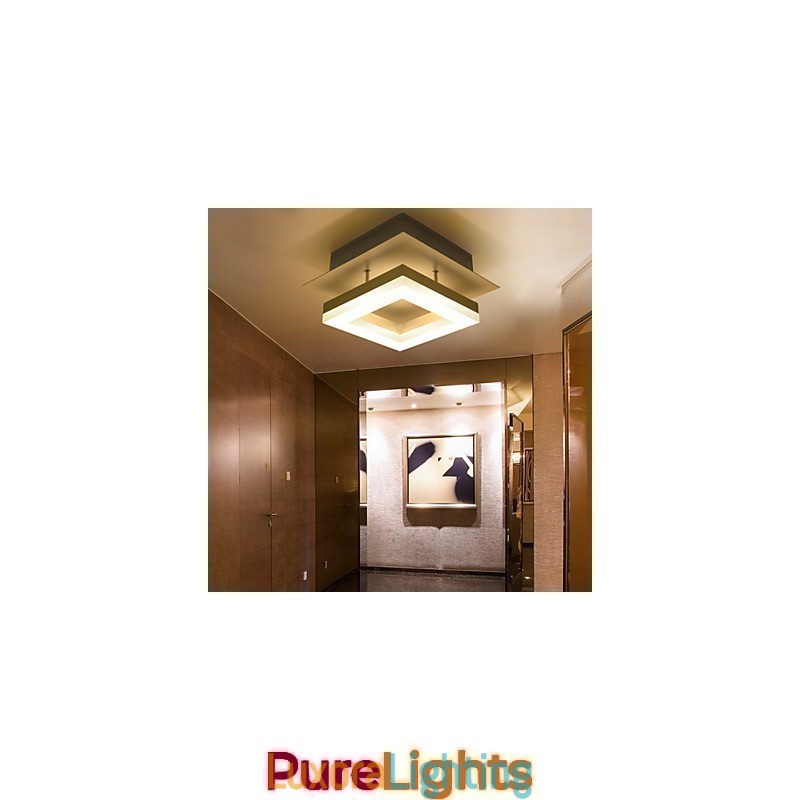 Designer Touch Decorative 9W Modern Contemporary Acrylic Flush Mount