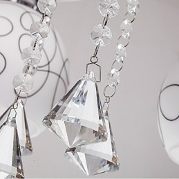 Designer Touch Decorative Chandelier Modern Crystal Living 8 lights