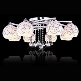 Designer Touch Decorative Flush Mount Modern Contemporary Metal