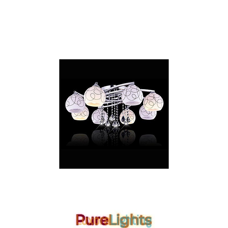 Designer Touch Decorative Flush Mount Modern Contemporary Metal