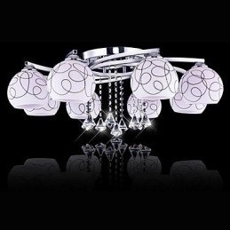 Designer Touch Decorative Flush Mount Modern Contemporary Metal