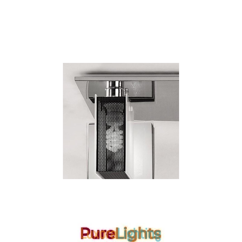 Designer Touch Decorative Modern Contemporary Chrome Metal Flush Mount