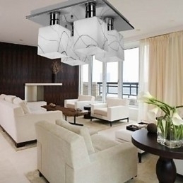 Designer Touch Decorative Track Lights Modern Contemporary Glass