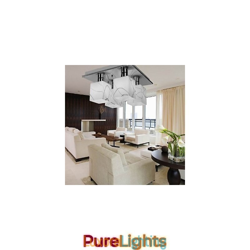 Designer Touch Decorative Track Lights Modern Contemporary Glass