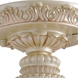 Designer Touch Decorative Traditional Classic Mini Style Painting Resin Flush Mount Spot Lights