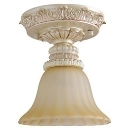 Designer Touch Decorative Traditional Classic Mini Style Painting Resin Flush Mount Spot Lights