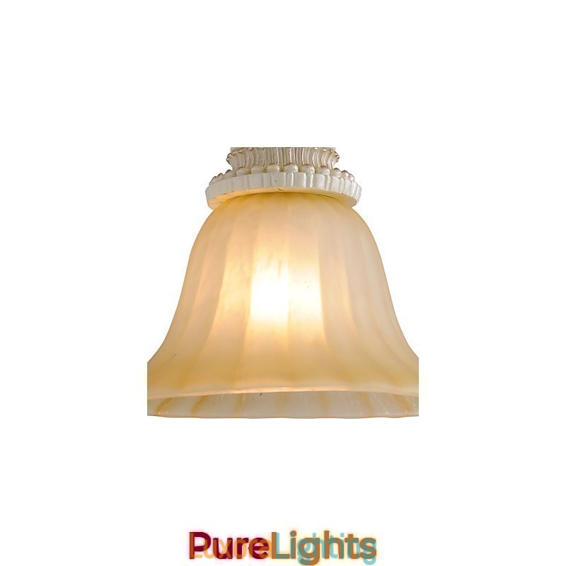 Designer Touch Decorative Traditional Classic Mini Style Painting Resin Flush Mount Spot Lights