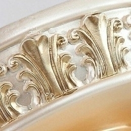 Designer Touch Decorative Traditional Classic Mini Style Painting Resin Flush Mount Spot Lights