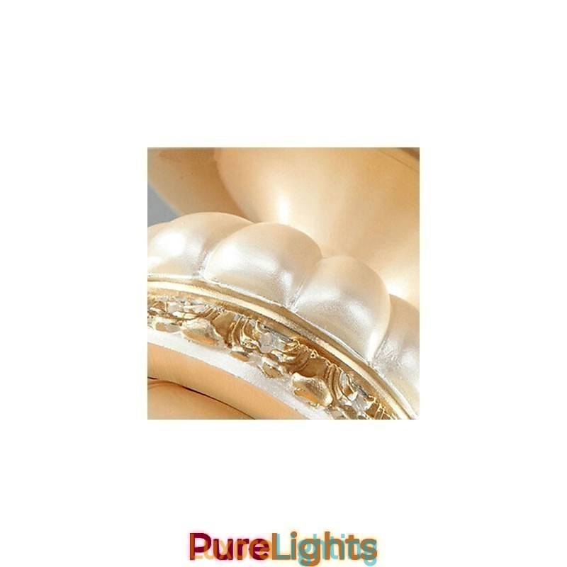 Designer Touch Decorative Traditional Classic Mini Style Painting Resin Flush Mount Spot Lights