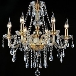 Designer Touch Decorative Modern Contemporary Traditional Classic Crystal Electroplated Crystal Chandelier
