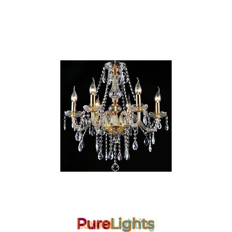 Designer Touch Decorative Modern Contemporary Traditional Classic Crystal Electroplated Crystal Chandelier