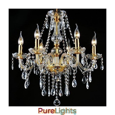 Designer Touch Decorative Modern Contemporary Traditional Classic Crystal Electroplated Crystal Chandelier