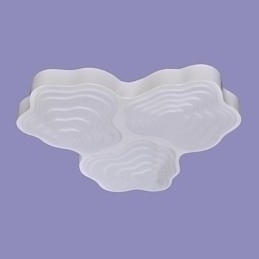 Designer Touch Decorative Ceiling Lamps 3 Light Artistic Stainless Steel Plating