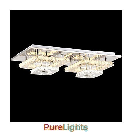 Designer Touch Decorative Flush Mounted Crystal Modern Contemporary Living Bed Kids