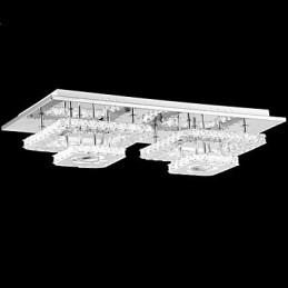 Designer Touch Decorative Flush Mounted Crystal Modern Contemporary Living Bed Kids