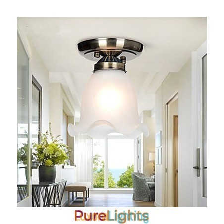 Designer Touch Decorative Traditional Classic Mini Style Electroplated Metal Flush Mount Spot Lights