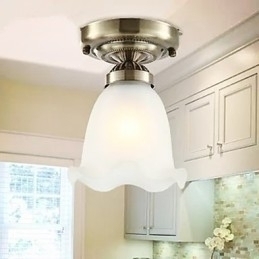 Designer Touch Decorative Traditional Classic Mini Style Electroplated Metal Flush Mount Spot Lights