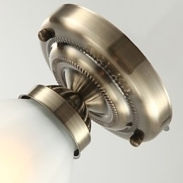 Designer Touch Decorative Traditional Classic Mini Style Electroplated Metal Flush Mount Spot Lights