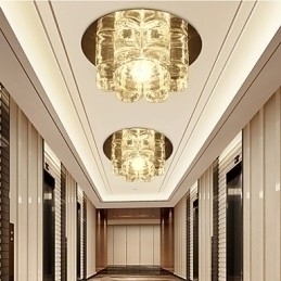 Designer Touch Decorative Modern Contemporary Crystal Flush Mount