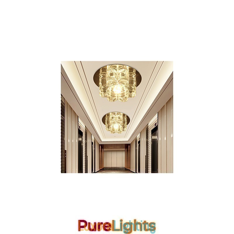 Designer Touch Decorative Modern Contemporary Crystal Flush Mount