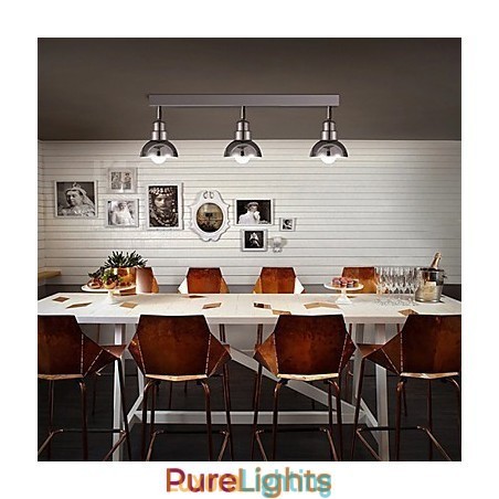 Designer Touch Decorative Flush Mount Trinal head Light White Glass Aluminum Frame Fashion Modern