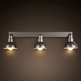 Designer Touch Decorative Flush Mount Trinal head Light White Glass Aluminum Frame Fashion Modern