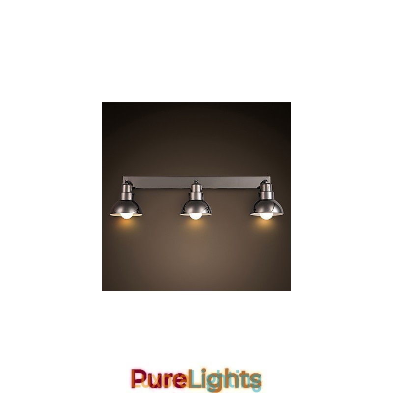 Designer Touch Decorative Flush Mount Trinal head Light White Glass Aluminum Frame Fashion Modern