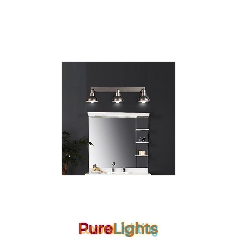 Designer Touch Decorative Flush Mount Trinal head Light White Glass Aluminum Frame Fashion Modern