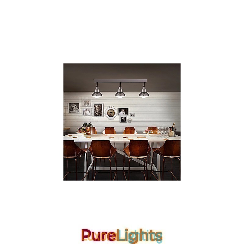 Designer Touch Decorative Flush Mount Trinal head Light White Glass Aluminum Frame Fashion Modern