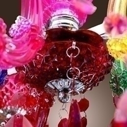 Designer Touch Decorative Traditional Classic Crystal Chrome Acrylic Chandelier