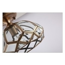 Designer Touch Decorative Flush Mount Traditional Classic Metal