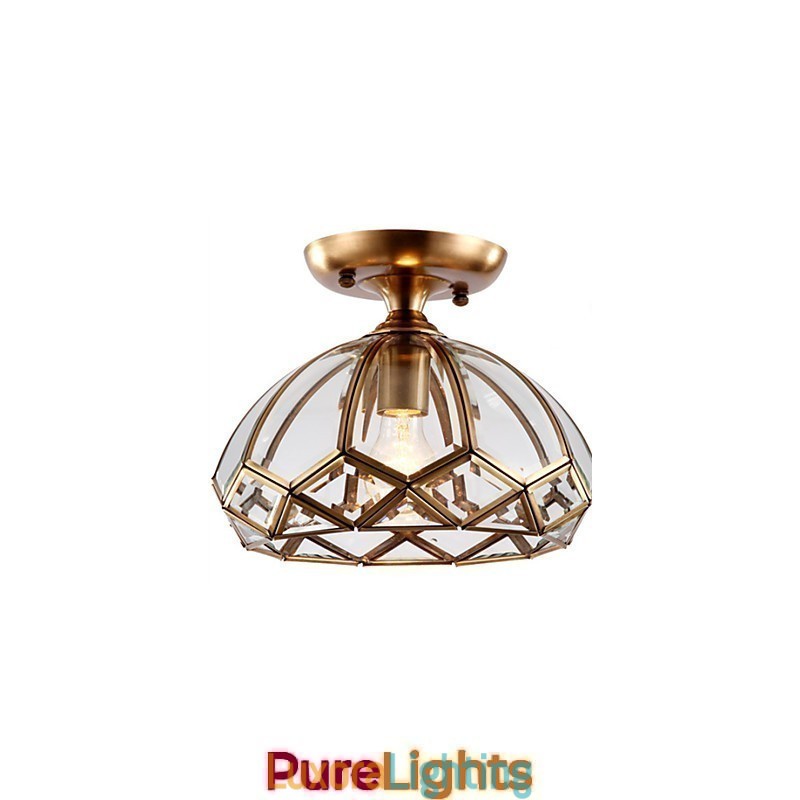 Designer Touch Decorative Flush Mount Traditional Classic Metal