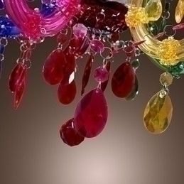 Designer Touch Decorative Traditional Classic Crystal Chrome Acrylic Chandelier