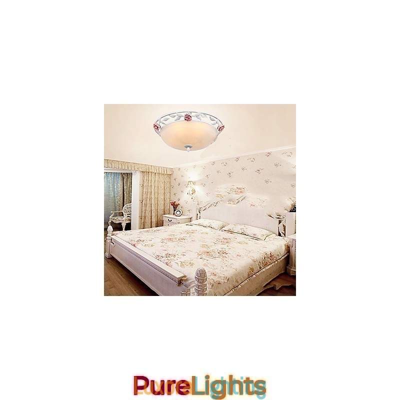 Designer Touch Decorative Modern Contemporary Mini Style Metal Flush Mount