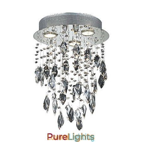 Designer Touch Decorative Semi Flush Mount with 3 Lights