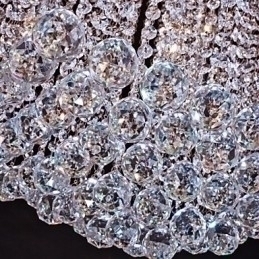 Designer Touch Decorative Flush Mount Crystal Modern Contemporary Metal