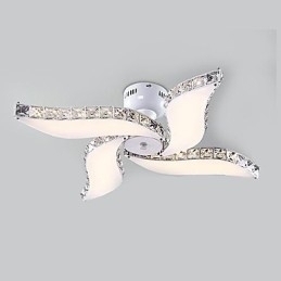 Designer Touch Decorative Modern Contemporary Crystal Metal Flush Mount