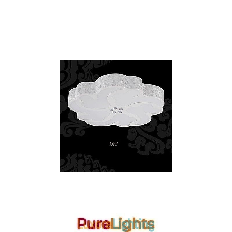 Designer Touch Decorative Flush Mount Modern Contemporary Metal