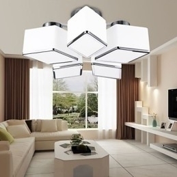 Designer Touch Decorative Flush Mount Modern Contemporary Glass