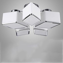 Designer Touch Decorative Flush Mount Modern Contemporary Glass