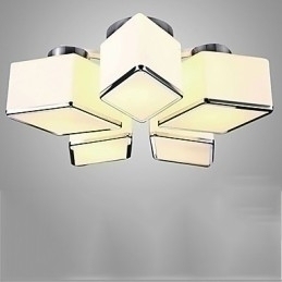 Designer Touch Decorative Flush Mount Modern Contemporary Glass