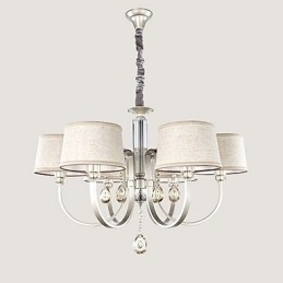 Designer Touch Decorative Country Crystal Painting Metal Chandelier